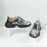 Pantofi Casual Dama din piele Naturala,Alma,negri